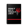 "Speak It" Spiral Notebook - Ruled Line